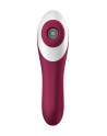 2 en 1 Vibromasseur et stimulateur de clitoris USB rouge Dual Crush Satisfyer - CC597786