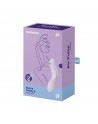 2 en 1 Vibromasseur et stimulateur de clitoris USB violet Curvy Trinity 2 Satisfyer - CC597788