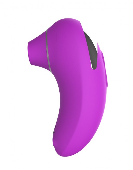 Vibromasseur à succion clitoridienne violet USB - WS-NV053PUR