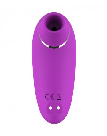 Vibromasseur à succion clitoridienne violet USB - WS-NV053PUR