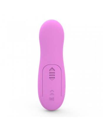 Vibromasseur succion rose  10 vitesses de voyage - BOZ-035PNK