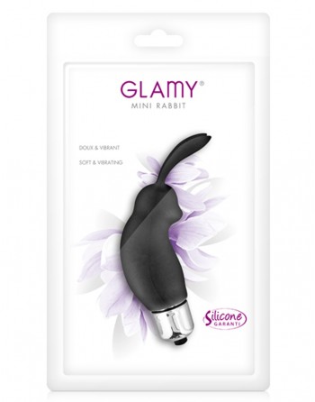 Stimulateur de clitoris vibrant noir rabbit - CC5730010010