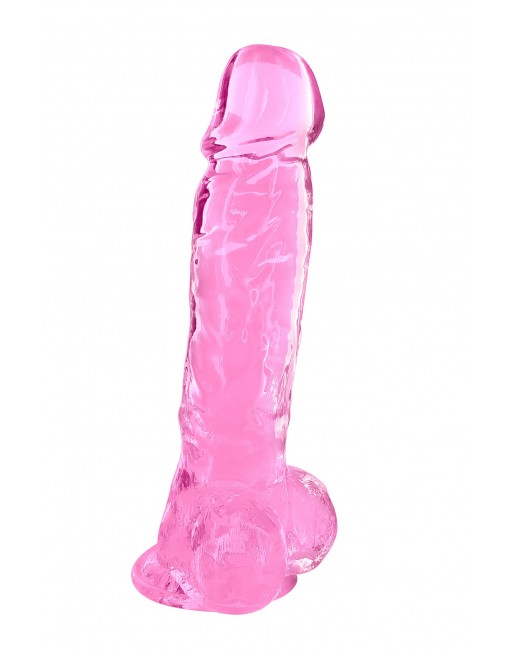 Gode jelly rose ventouse taille XL 22cm - CC570132 Gode jelly rose ventouse taille XL 22cm - CC570132