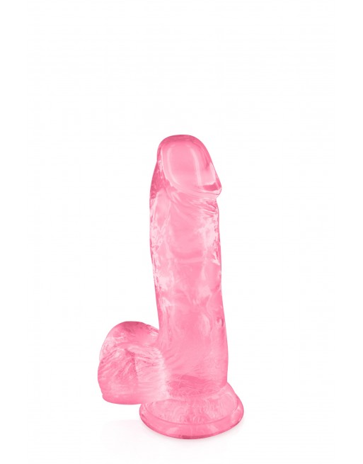 Gode jelly rose ventouse taille S 15.3cm - CC570129 Gode jelly rose ventouse taille S 15.3cm - CC570129