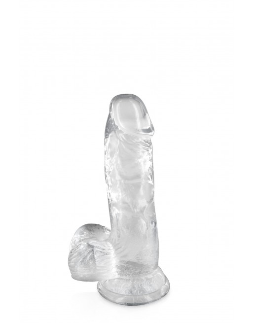 Gode jelly transparent ventouse taille S 15.3cm - CC570122 Gode jelly transparent ventouse taille S 15.3cm - CC570122
