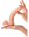 Gode réaliste grande longueur veiné avec testicules et ventouse 23cm - CC5141133194