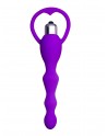 Chapelet anal violet vibrant - AOP-057PUR