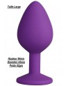Plug bijou violet Large - DB-RY069PUR