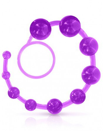 Chapelet anal souple violet - CC570032