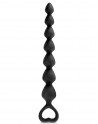 Chapelet plug anal noir 18cm - CC5710041010
