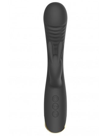 Vibromasseur triple stimulation très puissant noir USB - WS-NV062BLK