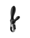 Vibromasseur rabbit noir USB, chauffant et connecté Heat Climax  Satisfyer - CC597791