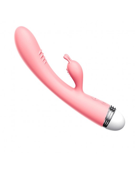 Vibromasseur Rabbit rose vintage 10 vitesse USB - TOZ-053BPNK Vibromasseur Rabbit rose vintage 10 vitesse USB - TOZ-053BPNK