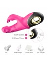 Vibromasseur rose Rabbit Va et Vient avec rotation - USK-V09PNK