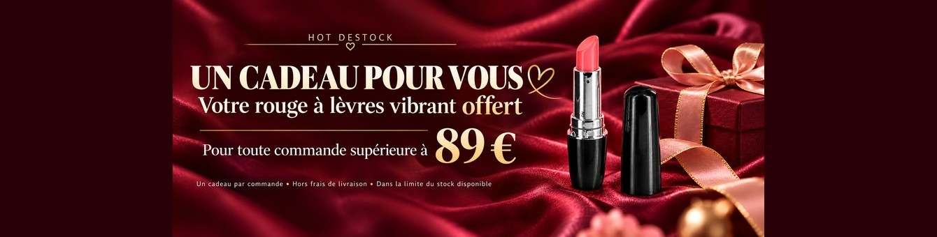 Offert pour toute commande suppérieure à 89€